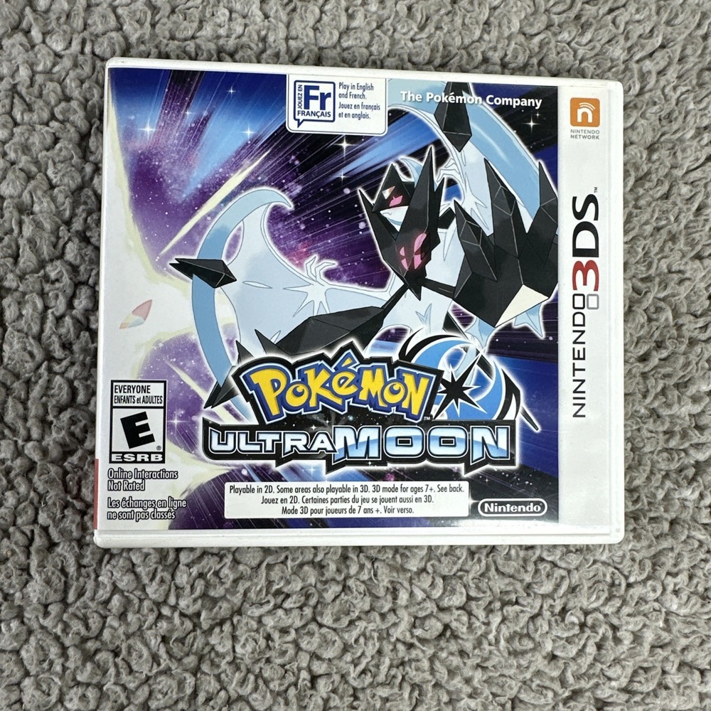 Pokémon Ultra Moon (Nintendo 3DS) CASE ONLY, No Game!